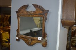 Walnut Framed Wall Mirror