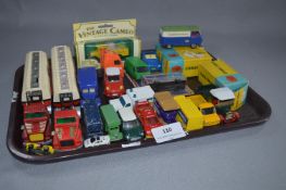 Diecast Model Vehicles Including Boxed Corgi, Play-worn Lesney and Matchbox etc.