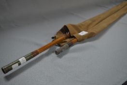Two Piece Split Cane Fishing Rod