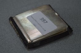 Hallmarked Silver Compact Case - Birmingham 1937