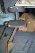 Mid Century Industrial Tansad Machinist's Chair on Swivel Base