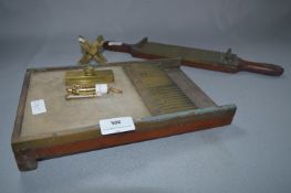 Mahogany & Brass Pill Making Machine