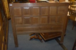 Squirrel Man Handmade Oak Paneled Headboard