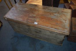 Large Pine Blanket Box