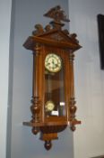 Mahogany Cased Pendulum Wall Clock