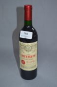 Bottle of 1986 Petrus Pomerol Wine