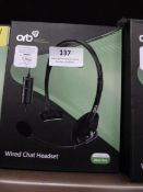 *4 Orb Wired chat Headsets Compatible with XBox On