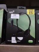 *4 Sets of Orb Wired Chat Headsets Compatible with