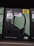*4 Orb Wired chat Headsets Compatible with XBox On