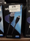 *4x 3 Meter USB Charge Cables Compatible with PS4