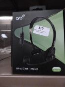 *4 Sets of Orb Wired Chat Headsets Compatible with