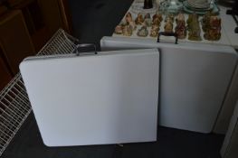 *Two Folding Banquet Tables