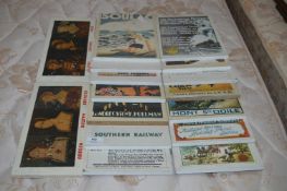 *Selection of Prints on Board - Railway, Travel, etc.