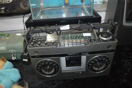 National Panasonic Four Band Radio/Cassette Record