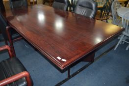 Rosewood Effect Boardroom Table 7'10