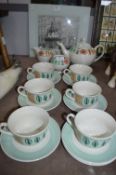 *Decorative Fifteen Piece Tea Set