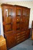 Mahogany Wall Display Unit
