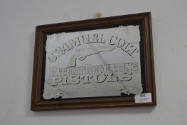 Small Pub Mirror - Samuel Colt Pistols