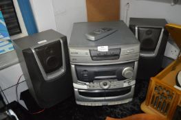 Alba Three Disc CD/Cassette/Radio Hi-Fi Unit