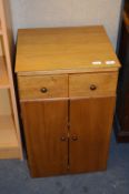 Teak Side Cabinet with Two Drawers