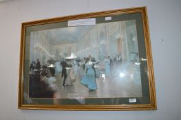 Gilt Framed Print - The Ball by Victor Gabrielle G