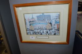 Lowry Print - V.E. Day Celebrations