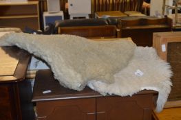 Pair of Sheep Wool Rugs