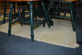 Light Brown Square Patterned Rug 170x123cm