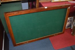 Mahogany Framed Wall Mounted Noteboard