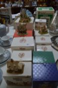Collection of 13 Lilliput Lane Cottages