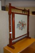 *Firescreen with Woolwork Panel
