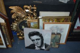 Assorted Framed Prints, Canvas Pictures Including