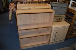 Pine Four Height Bookshelf, Beech Effect Bookshelf