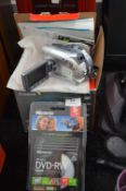 Canon DC95 Camcorder with DVD-RW Discs