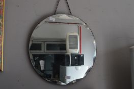 Circular Bevelled Edge Wall Mirror