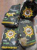 Four 3kg Charcoal Barbecue Briquettes
