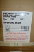*Benchmark 760 Hinge Door Clean Plus (Single Side) Chrome Shower Door
