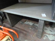 *Light Brown Borneo Dining Table