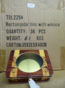 Rectangular Tins with Window