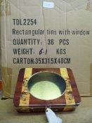 Rectangular Tins with Window