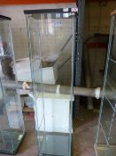 *Glass Display Cabinet with Three Shelves