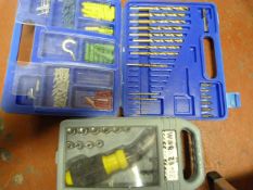 Socket Set and a Box of Drill Bits and Wall Plugs