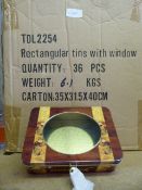 Rectangular Tins with Window