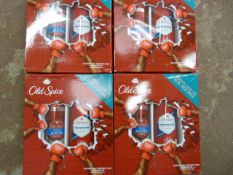*Four Packs of Old Spice Antiperspirant and Shower Gel