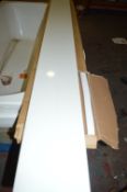 *Portfolio Gloss White Worktop 2000x215x28mm