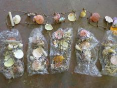 *Six Sets of Hanging Seashells