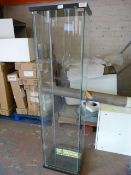 *Glass Display Cabinet with Three Shelves