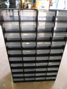 *Plastic 40 Drawer Storage Cabinet