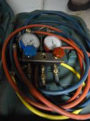 Welding Pressure Gauge with Pipework