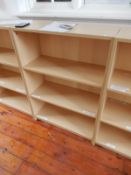 *Beech Open Fronted Book Shelf